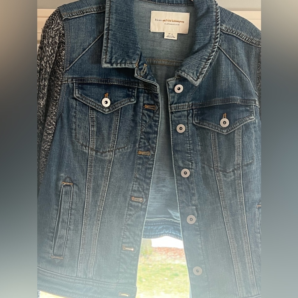 Pilcro and the Letterpress Blue Jean Jacket